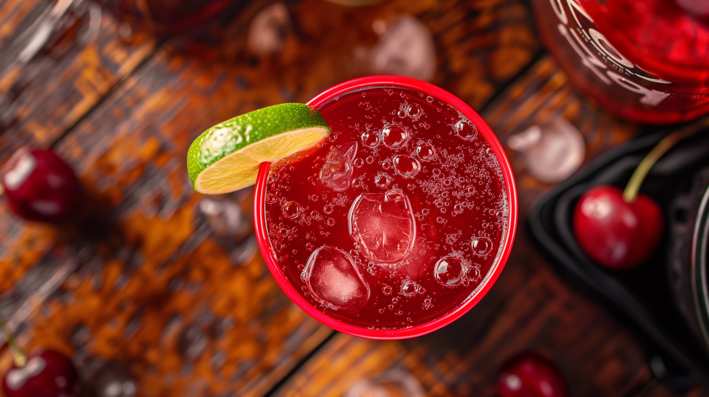Cherry Lime Tequila Pop