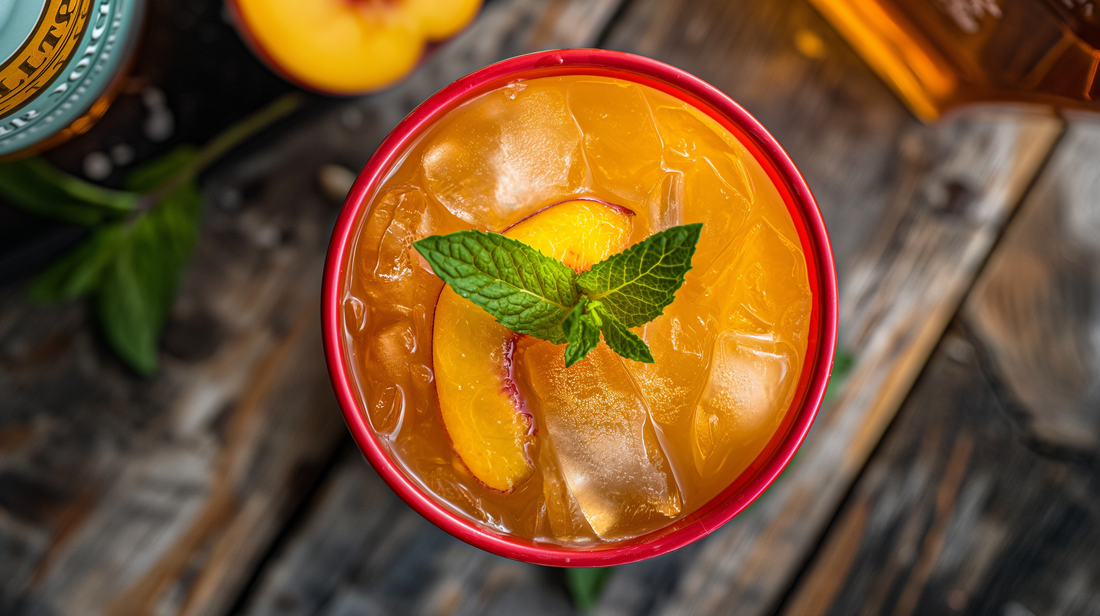 Peach Bourbon Smash