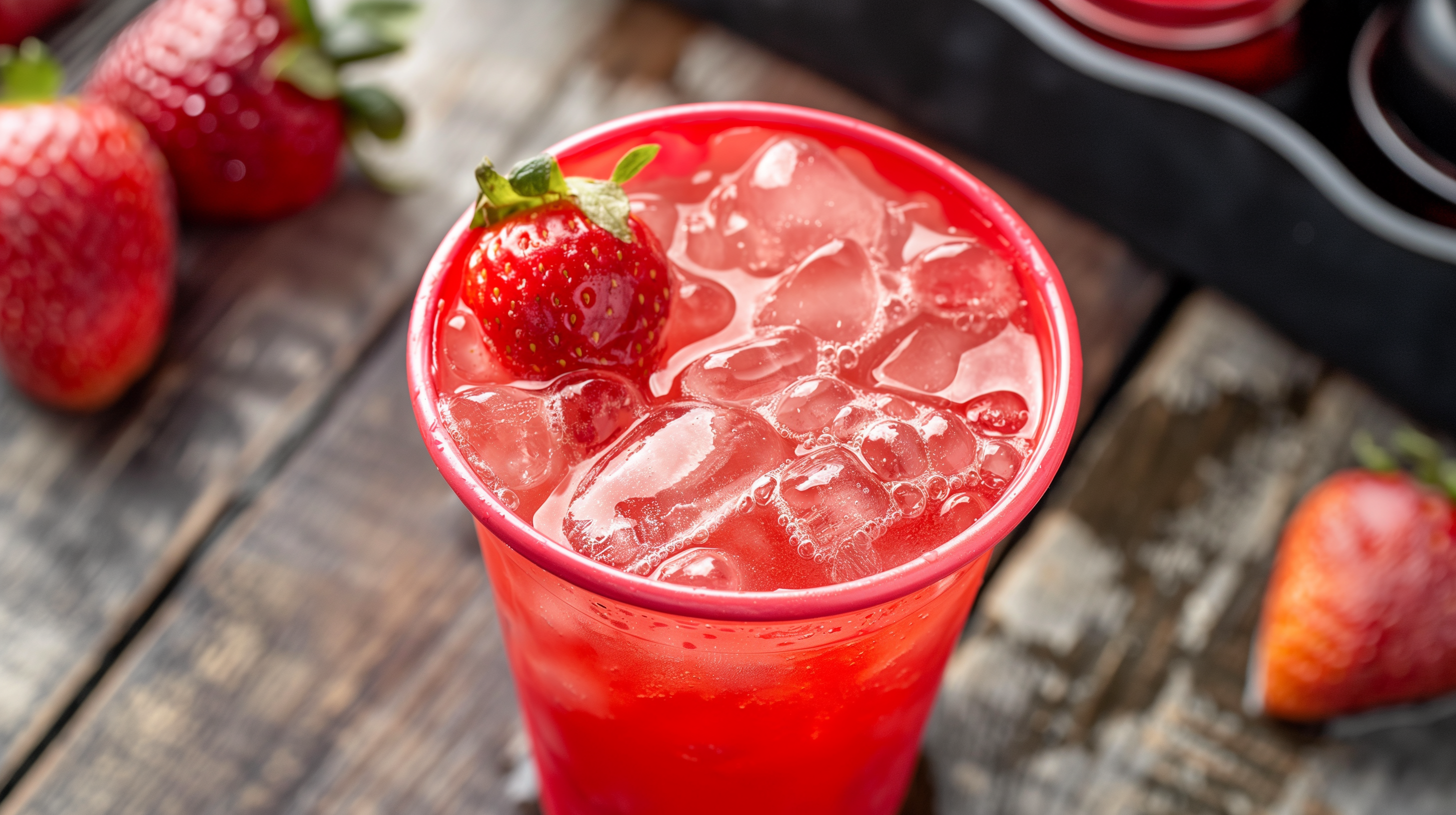 Strawberry Rum Refresher