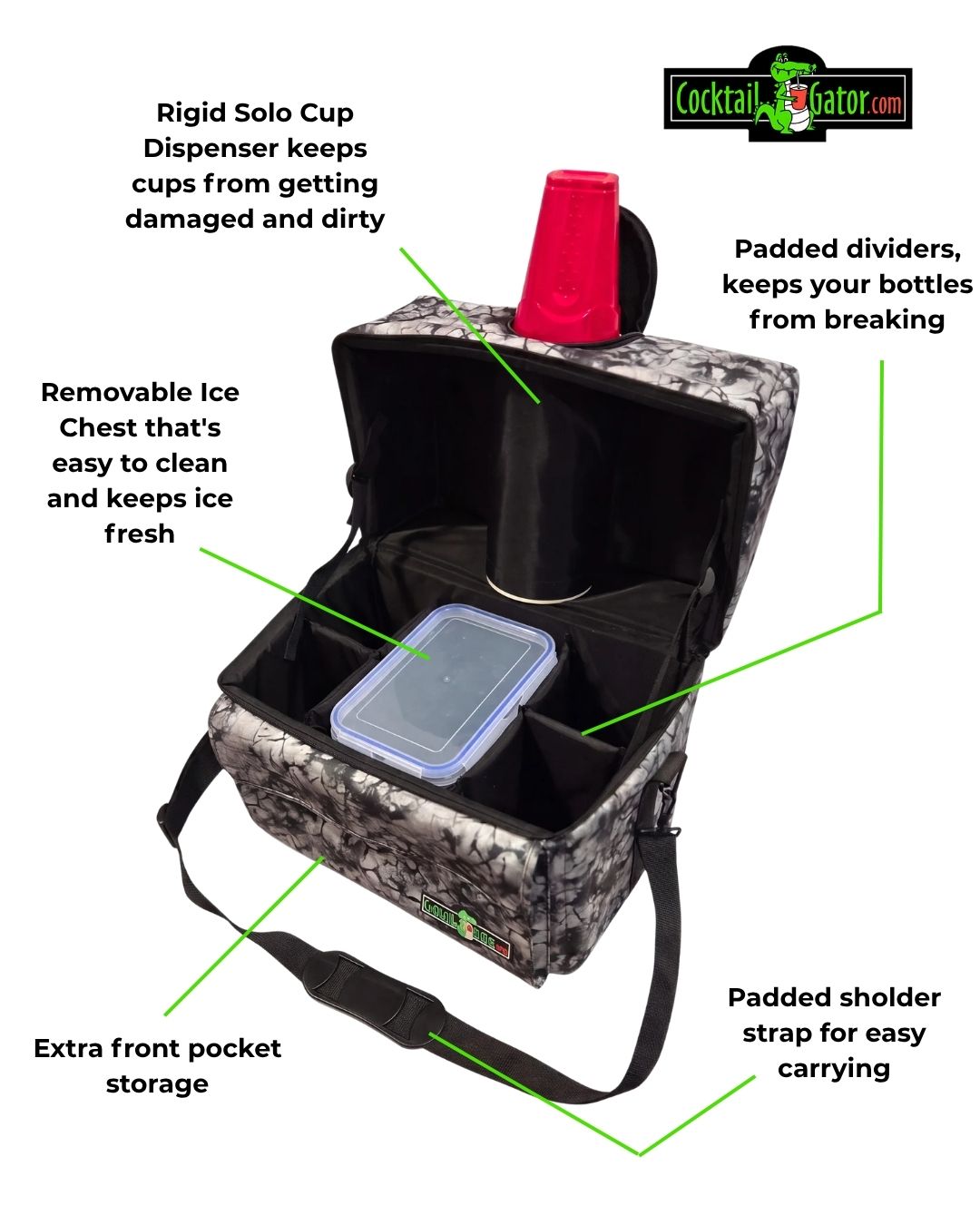 Portable Cocktail Bar - Walk About Gator - Frostbite