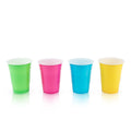 Party 16 oz Plastic Cups in Assorted Neon, Set of 24