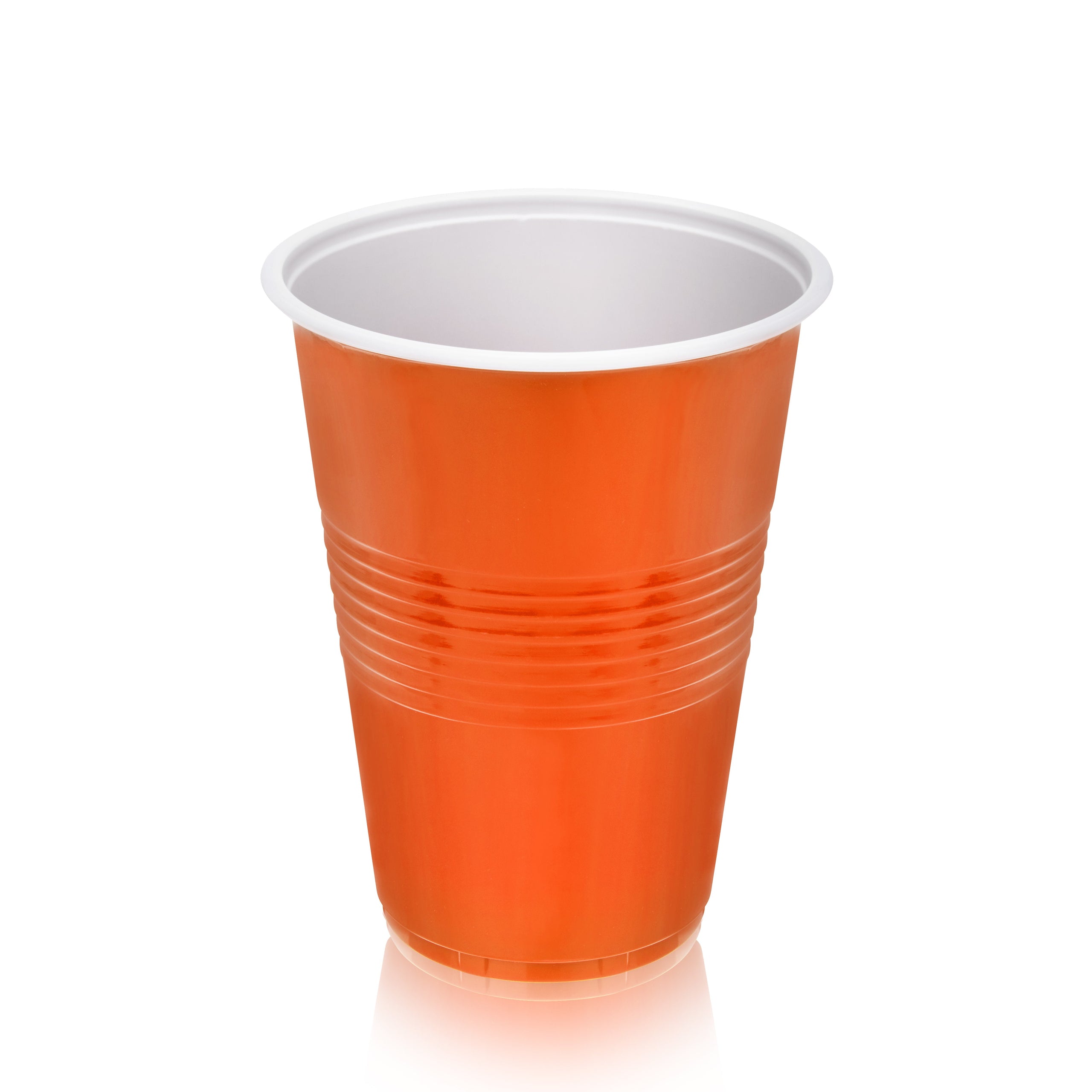 16 oz Orange Party Cups, Set of 50
